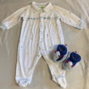 Gagou Tagou - Baby Onesie Sleeper with slippers